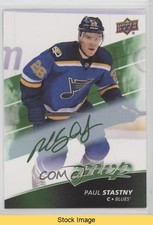 2017-18 Upper Deck MVP Green Script Paul Stastny #107 READ 7l6