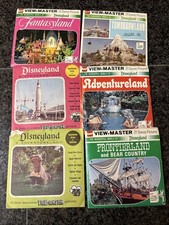 Disneyland View Master Reels Lot Of 6 Disk Sets Fantasyland Adventure Tomorrow