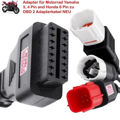 Für Yamaha 3, 4 und 6 Pin OBD2 Diagnosekabel OBD Fehlercode Leser Adapter