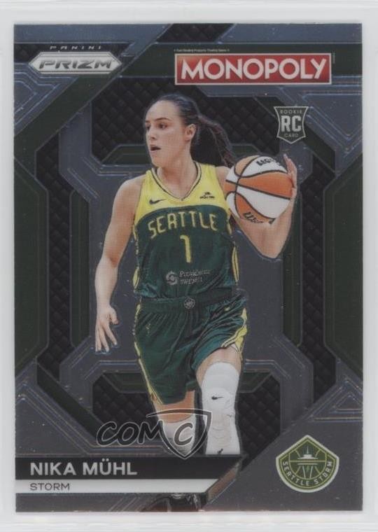 2024 Panini Prizm Monopoly WNBA Skills Nika Muhl Mühl #WNBA26 Rookie RC uk2