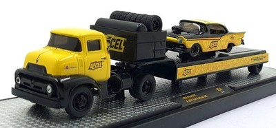 Castline M2 Machines 1/64 Scale F R59 -'56 Ford COE & '57 Fairlane 500 - ACCEL