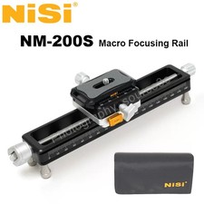 NiSi NM-200S Quick Adjustment Macro Focusing Rail Slider with 360 Rotating Clamp