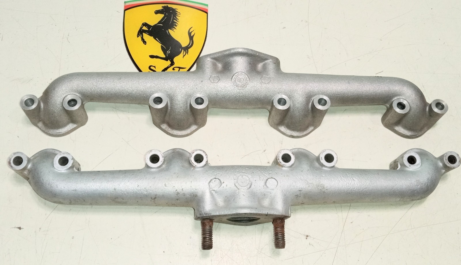 Ferrari 288 Engine Coolant Cylinder Head Output Manifold_308_328_348_138852_Pair
