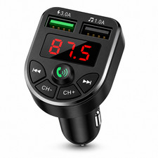 Car Bluetooth FM Transmitter Radio MP3 Wireless Adapter Car Kit USB Chargers