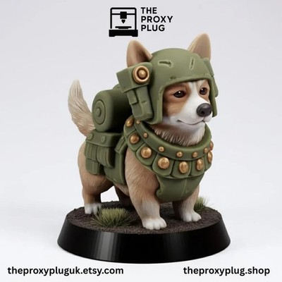Imperial Guard Dog Proxy Tabletop Sci Fi Wargaming 3D Printed Marines Hammer