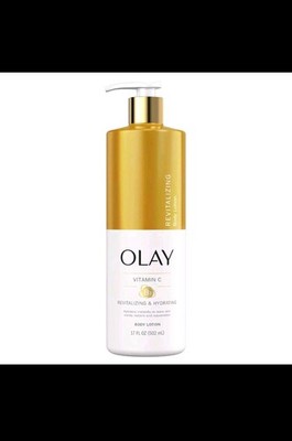 Olay Vitamin C Body Lotion Moisturizer + Vitamin B3, Hydrating, 17 fl oz