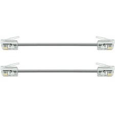 2Pack 3 Inch Short Telephone Cord Phone Cable Wall Phone Cord for Landline RJ...