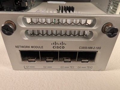 Cisco C3850-NM-2-10G Catalyst 3850 2-Port 10G Network Module 4x SFP+ Uplink