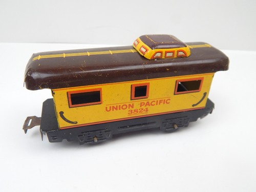 2C Marx Tin Litho Union Pacific 3824 vagón de tren caboose hecho en EE. UU. | Zustand: Used
