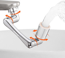 1440  Sink Faucet Aerator Extension Swivel Faucet Extender for Toddlers, 2 Spray