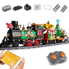 Mould King 12012 Christmas Train Remote Contr...