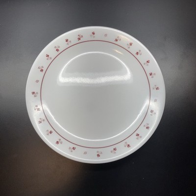 Corelle by CorningWare Burgundy Rose 10.25  Dinner Plates. Set If 3