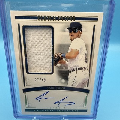 2024 National Treasure Jace Jung Clutch Factor Patch Auto /49 - Clean!