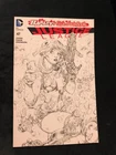 HARLEYS LITTLE BLACK BOOK JUSTICE LEAGUE #47 SKETCH  JIM LEE VARIANT 1
