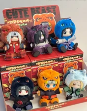 Top Toy Naruto Beast Party Sitting Series 2 Vinyl Plush Confirmed Blind Box Hot!