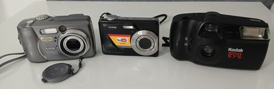 Konvolut 3 Digitalkameras Kodak Star S75 DX4530 C180 EasyShare nicht funktionsfähig