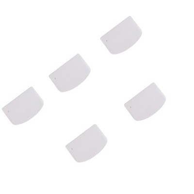 Multipurpose Safe Plastic Semi Circular Baking Scraperboard Ergonomic