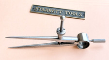 STARRETT No.77A  Fay Spring-Type Dividers W/Square Legs;  4.0” Size & Capacity!