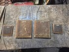 Antique Chinese Gilt Wood Carving Panels Flowers Bird Relief Wall Art 4 Pc Set — photo 7