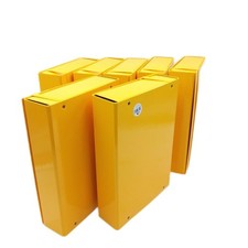 Dokumentenmappe Ordner Bürobedarf 3 flaches Gummiband praktische Organisation fü