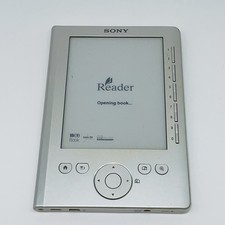 Sony PRS-300 Portable Reader System E-reader Silver PLEASE READ