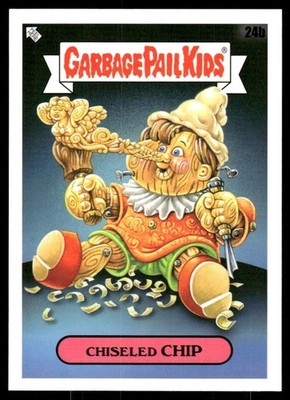 Garbage Pail Kids Chiseled Chip 2022 Book Worms Topps 24b