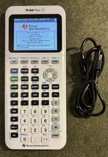 Texas Instruments TI-84 Plus CE Graphing Calculator - No Cover - Includes Cable