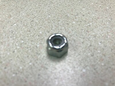 50-Pack 1/4-28 Zinc Plated Nylon Insert Lock Nuts - Grade 2, External Hex