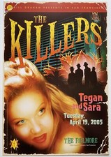 The Killers Concert Poster 2005 F-684 Fillmore