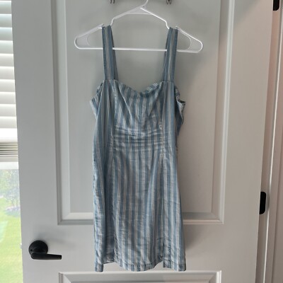 blue white striped dress forever 21 Forever 21 Blue And White Striped Dress