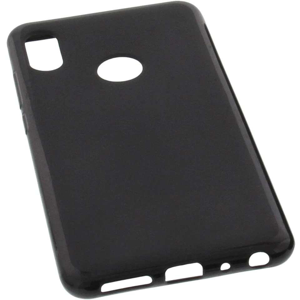 Custodia per Xiaomi Redmi Note 5 Pro Custodia Cellulare TPU Gomma Nero - Immagine 3 di 4