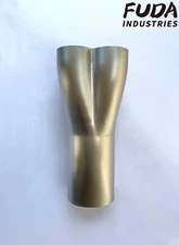 Four Pipe 2" to 3" Universal Stainless Steel Header Collector Weld-On Connector