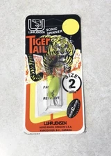 Luhr Jensen Tiger Tail Sonic Spinner C-LECTOR CHART Brass Blade Size 2 NEW USA