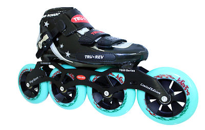 Inline Speed Skates by Trurev. SWISS bearings. Up to size 7.5