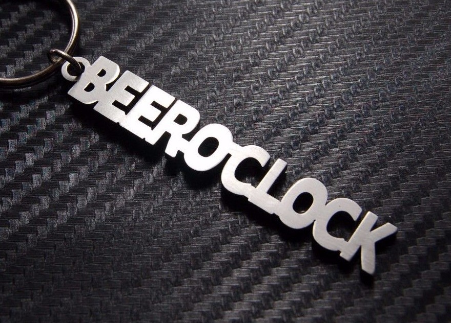 Cerveza Oclock Cerveza Alcohol Pub Bebida Relajante Viernes Llavero Regalo