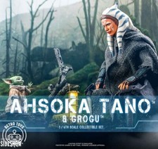 HOT TOYS AHSOKA TANO GROGU Deluxe Star Wars DX21 1/6 personaggio Mandalorian Sideshow