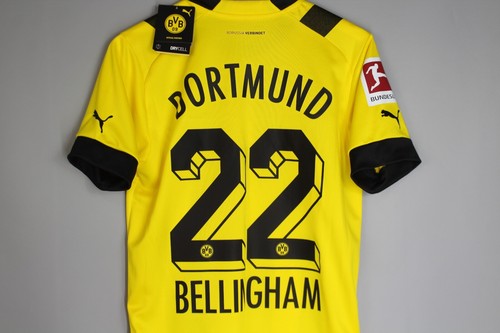 NUEVA CAMISETA CAMISETA DE FÚTBOL EN CASA BORUSSIA DORTMUND 2022 2023 #22 BELLINGHAM - Imagen 6 de 6