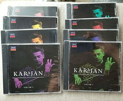 KARAJAN The Lengendary Decca Recordings Vol 1-9 CD Box Set NEW