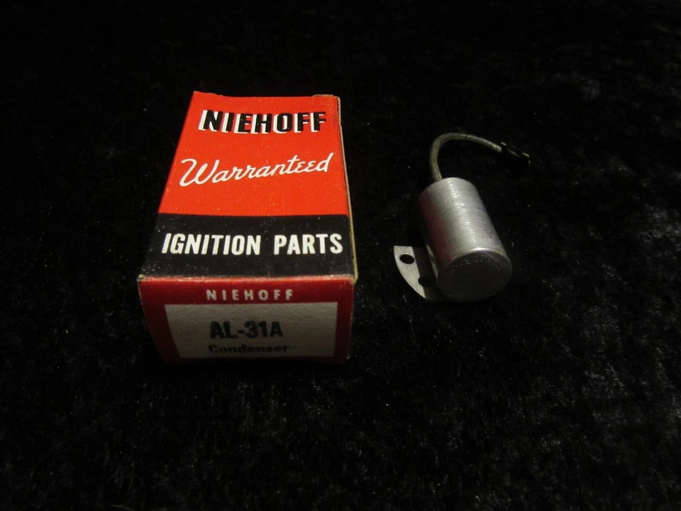 NOS 1946-1966 Chrysler DeSoto Dodge Plymouth Packard Niehoff Ignition Condenser Foto 3 de 3
