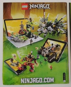 LEGO NINJAGO 9450 INSTRUCTIONS BOOKLETS 1 & 3 ONLY - Missing Booklet 2