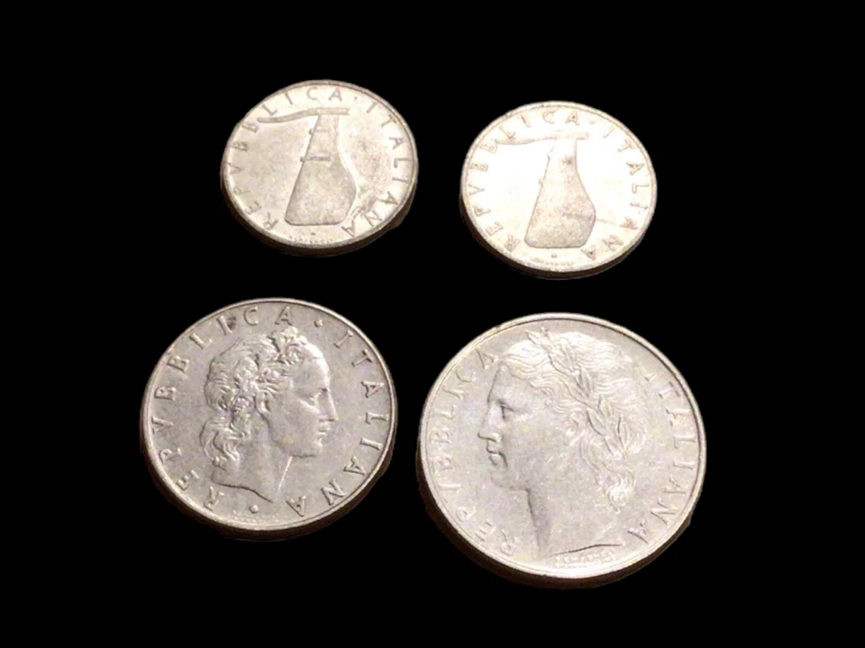 1954 - 1956 Italy 5 50 100 Lire - Image 2 of 2