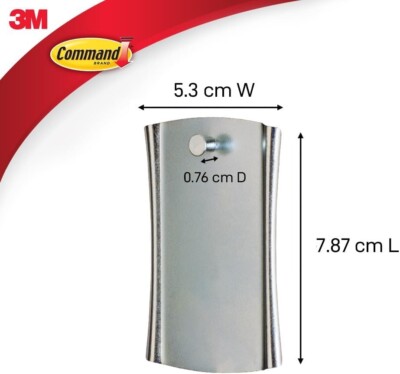 Command 17048-ES Metall Universal Bilderaufhänger - beschädigungsfrei Standard 3,6 kg