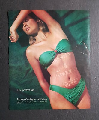 Tanqueray Gin Poster Offer Promo Print Advertisement Vintage 1990