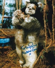 KATIE PURVIS signed Autogramm 20x25cm STAR WARS in Person autograph COA EWOK
