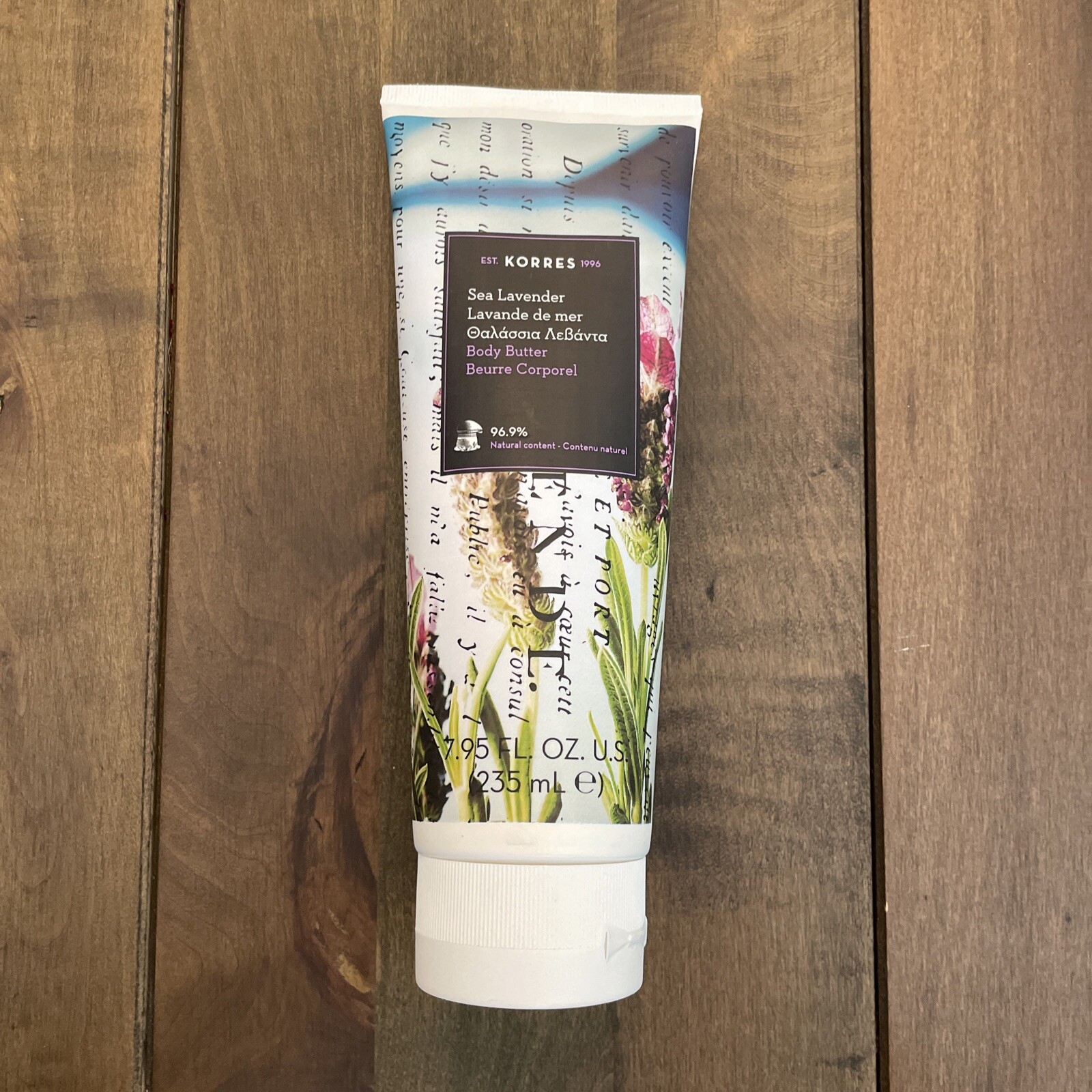 KORRES Sea Lavender Body Butter SEALED Large Size 7.95oz/235ml NWOB Retails $42