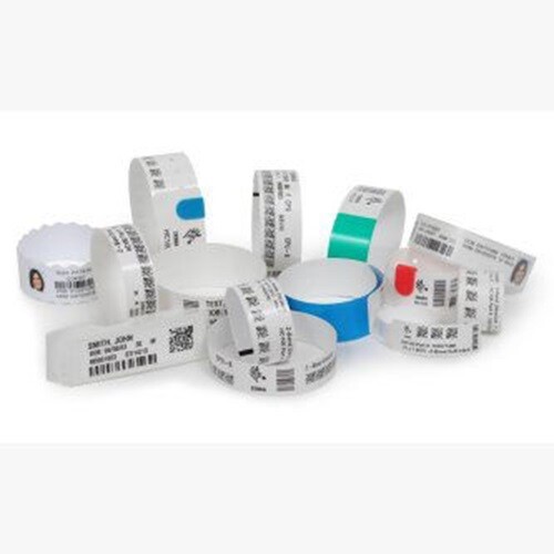 Zebra 10006996K HC100, Wristband, Polypropylene, 1.1875x11in
