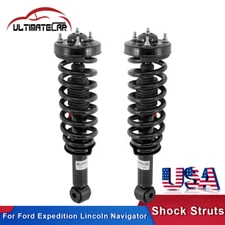 Set 2 Complete Front Shock Struts Assembly For Ford Expedition Lincoln Navigator