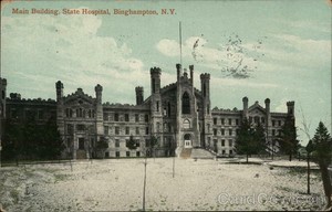 1910 Binghamton,NY Main Building,State Hospital Broome County New York Postcard | eBay