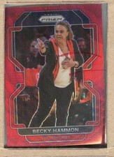 Becky Hammon 179 2022 Panini Prizm Ruby Wave Prizm (NrMt - Light Print Line)