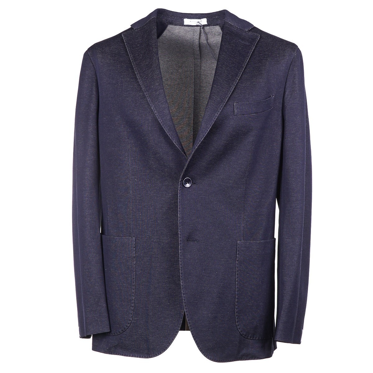 Boglioli Dark Blue Woven Jersey Cotton 'K Jacket' Sport Coat 36R (Eu 46) NWT